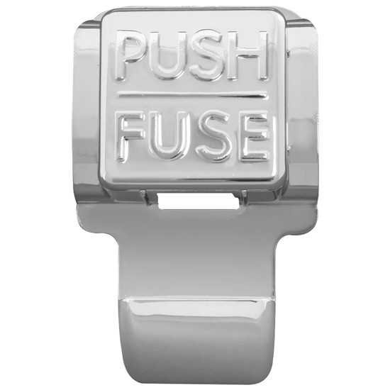 Chrome Fuse Box Push Button For Freightliner Century, Columbia, Coronado