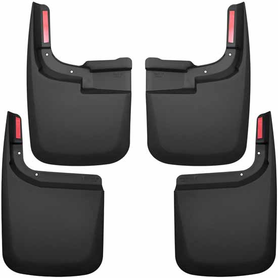 Front & Rear Mud Guards For Ford Super Duty F-250, F-350