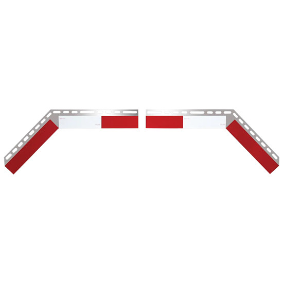 Aluminum Angled Mud Flap Hanger Reflector Top Plates