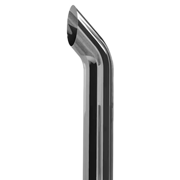 8 X 114 Inch Stainless Steel 45 Degree Curve Turn Exhaust Stack