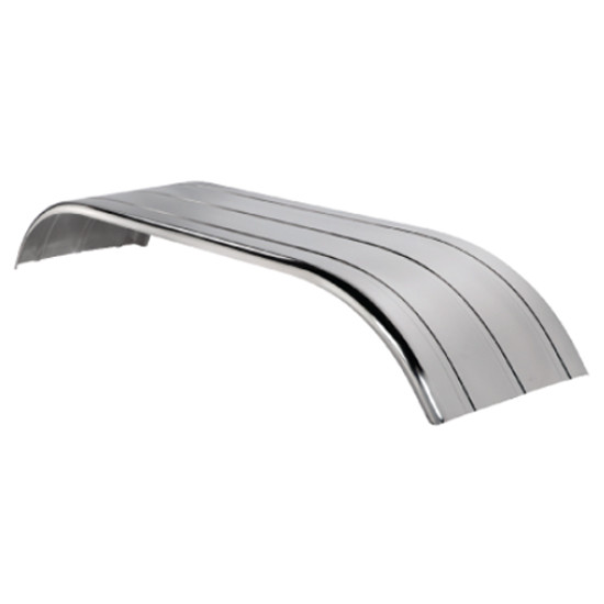 TPHD 120 Inch 16 Gauge Stainless Steel Full Fenders W/ 2 Inch Flange