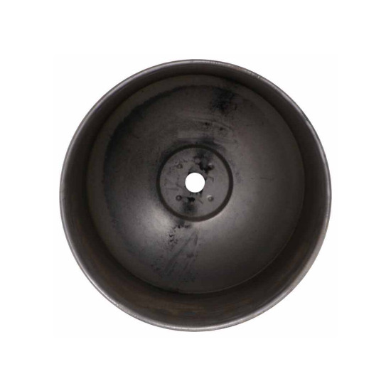 Stainless Steel Rear Hub Cover W/ Top Hole Mount For 10 Lug 285MM 11.25 BC
