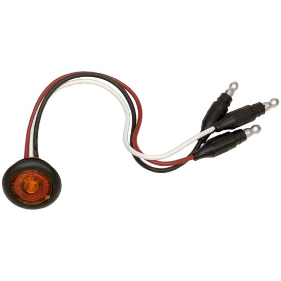 1/3 Inch LED Dual Function Bulkhead Light W/ Grommet