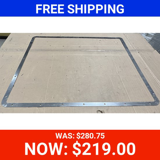 BLEMISHED: CSM SS Polished Grille Hoop Trim Ring For Peterbilt 379 127 BBC