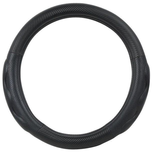 18 Inch Heavy Duty Deluxe Glossy Black Steering Wheel Cover 18 Inch Heavy Duty Deluxe Glossy Black Steering Wheel Cover