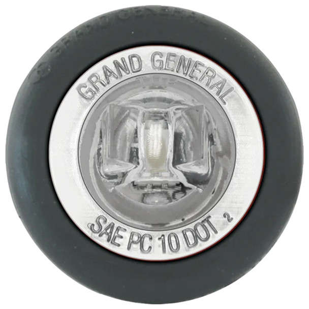 1.25 Inch Dual Function Single Diode Light - White LED / Clear Lens