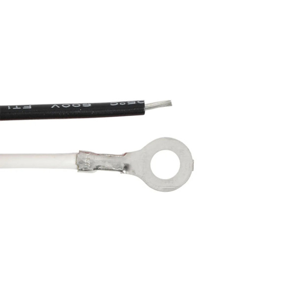 2 Prong 18 Gauge Pigtail With 6 Inch Lead
