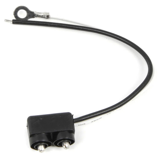2 Prong 18 Gauge Pigtail With 6 Inch Lead