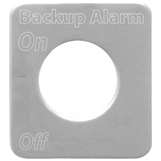 Stainless Steel Engraved Switch Plate For Kenworth