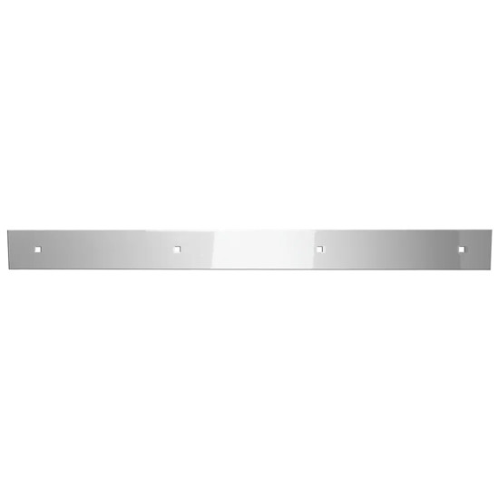 24 X 2 Inch Chrome Top Mud Flap Plates