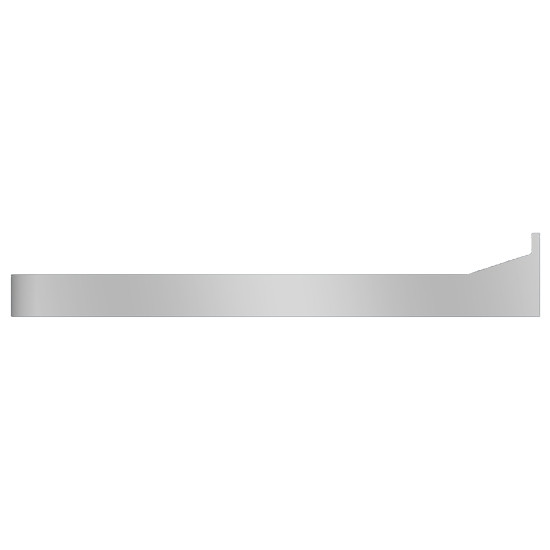 6.5 X 70 Inch Stainless Steel Sleeper Panels For Peterbilt 367, 384, 386, 387, 388, 389, 587