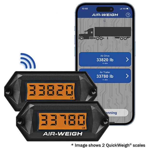 Quick Weigh Digital PSI Gauge & On Board Scale Kit For Air Ride Suspensions