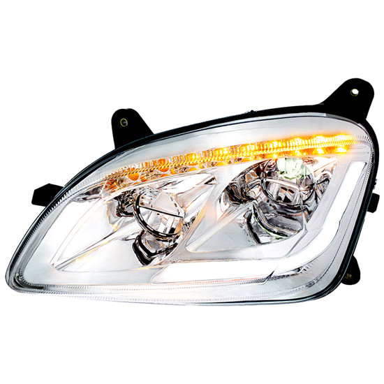 LED Headlight With Sequential Turn Signal For Peterbilt 579, 587