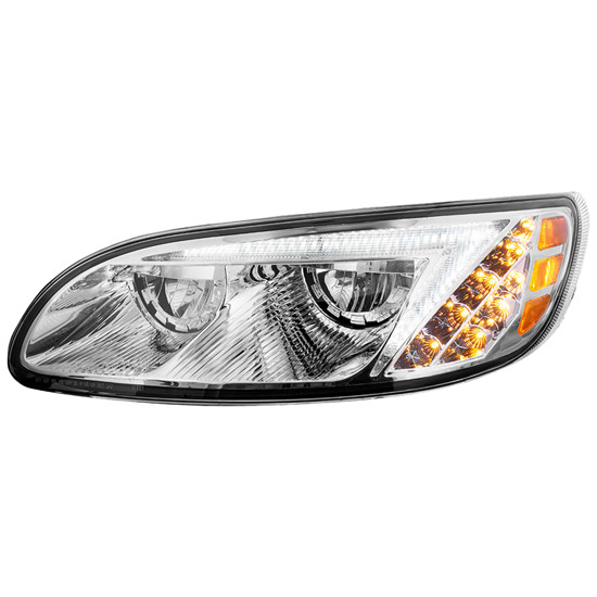 LED Headlight - Driver Side For Peterbilt 325, 330, 335, 337, 340, 348, 382, 384, 386, 387