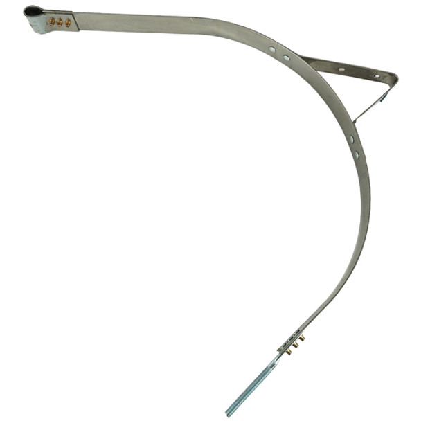 BESTfit 2 Inch Wide SS Fuel Tank Strap With Step Bracket - K84-1013-005 For Kenworth 24.5 Inch Tank