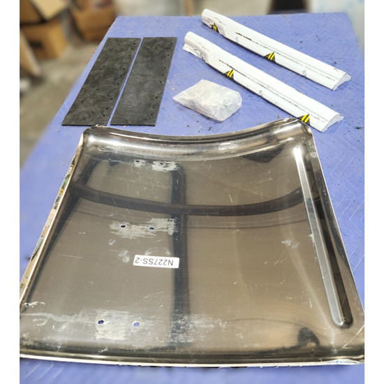 BLEMISHED: TPHD 18 GA SS Quarter Fender W/ Top Flaps 24 x 27 Inch