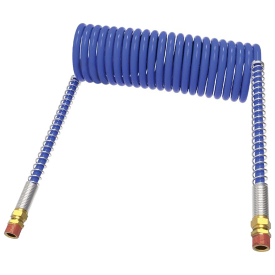 15 Ft Single Blue Service Air Coil W/ 1/2 Inch NPT Ends