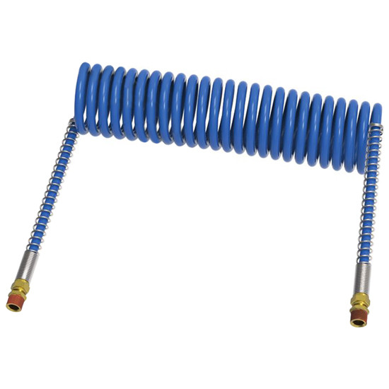 20 Ft Single Blue Service Air Coil W/ 1/2 Inch NPT Ends