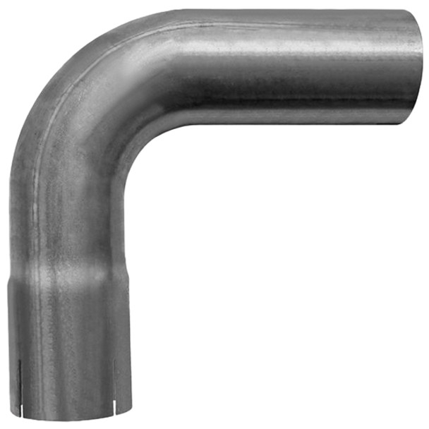 Aluminized Steel 90 Degree Exhaust Elbow 3 ID / OD X 12 Inch