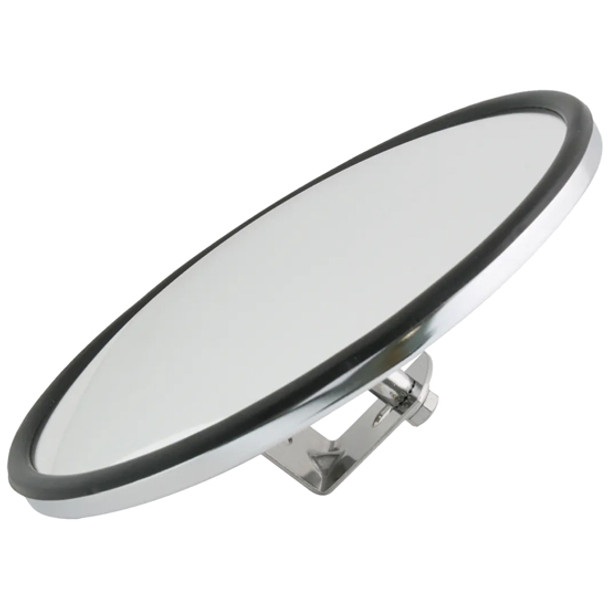 5 Inch SS Convex Blind Spot Mirrors With Center Mount & L Bracket