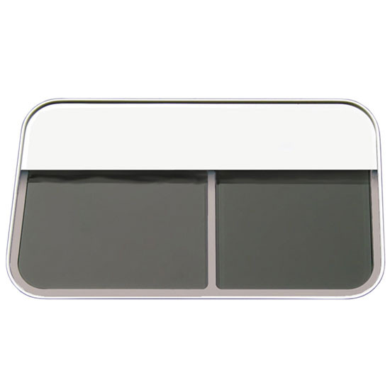 TPHD 70 Inch Stainless Steel Chop-Look Side Sleeper Window Trim For Peterbilt