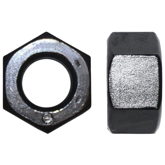 Black Spoke Wheel Rim Nut 3/4 Inch-10 Thread