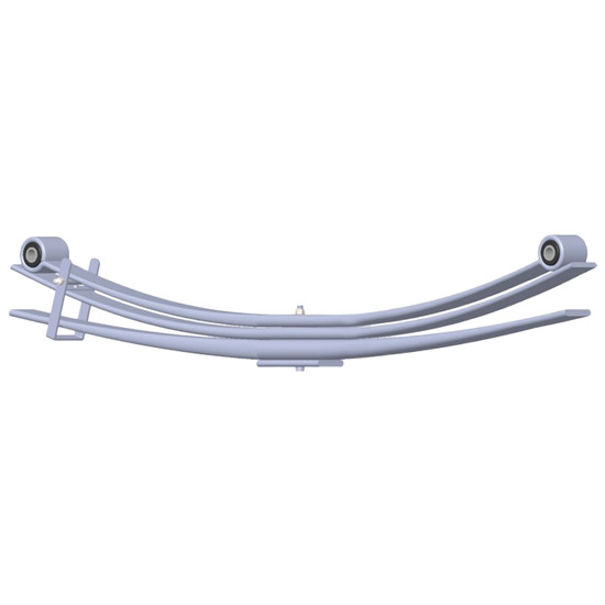Rear 3 Leaf Parabolic Spring 2/1/PD - 10267 Lbs. Capacity For GMC Topkick, Kodiak 1990 - 2015