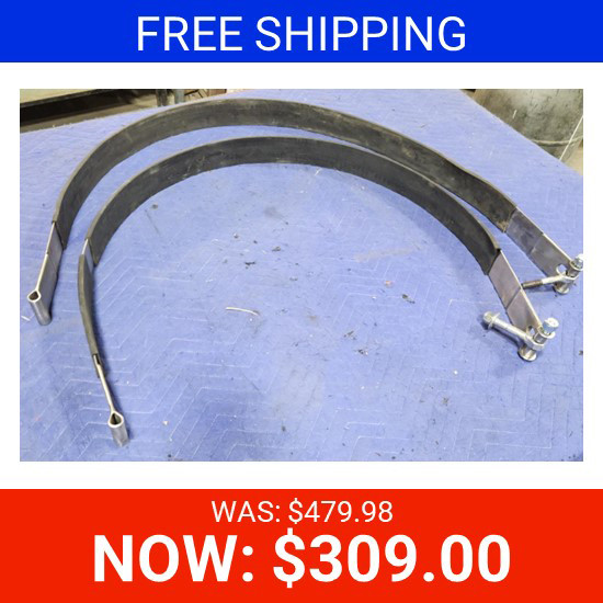 BLEMISHED BESTfit 2.25 Inch Stainless Steel Fuel Tank Strap & Liner