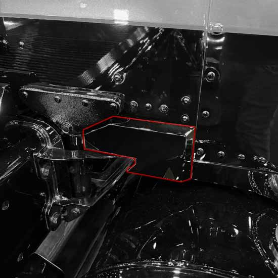 304 Stainless Steel Air Bag Covers  For Peterbilt 589 with 36, 44, 72, 80 Inch Sleeper