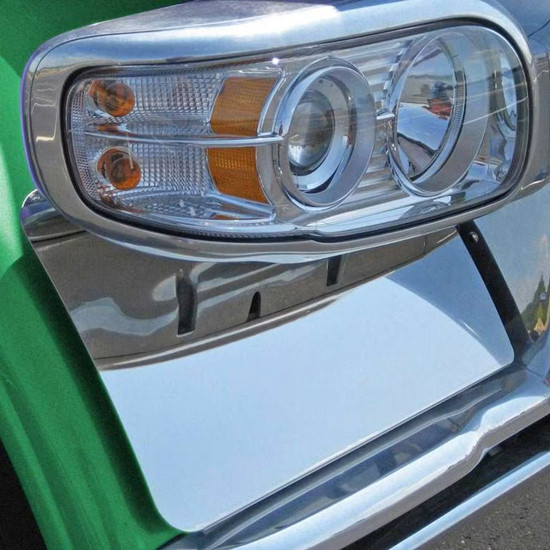 Peterbilt 589 Blind Mount Fender Guards - 304 Stainless Steel By Phoenix Design