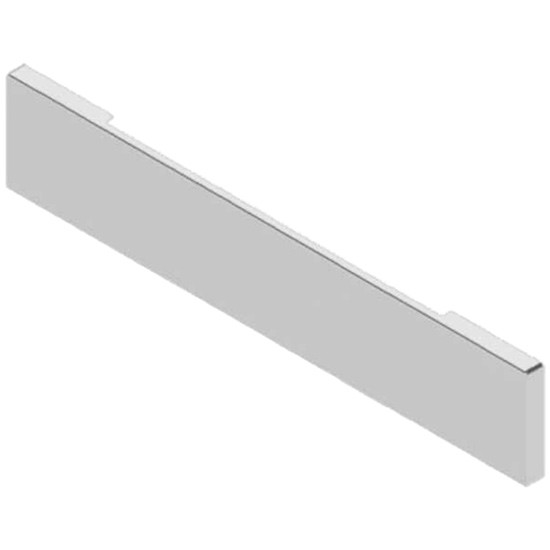18 Inch Chrome Steel Boltless American Eagle Style Bumper W/ USX Mounting Plates & Frenched In License Plate For Freightliner, Peterbilt & Western Star