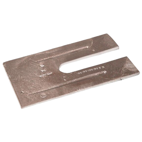 4 X 6 Inch 1/2 Degree Aluminum Spring Shim Wedge For International