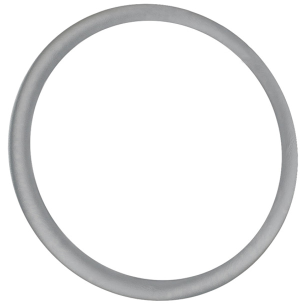 18 Inch Gray Leather Wrapped Steering Wheel Rim For Half Wrap Spoke 18 Inch Gray Leather Wrapped Steering Wheel Rim For Half Wrap Spoke