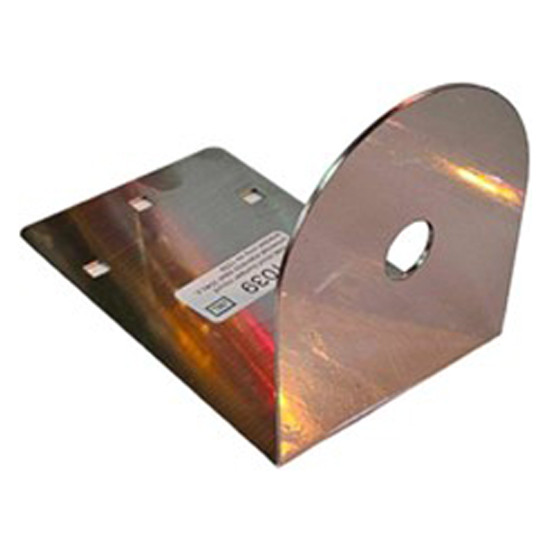 Under Bumper Light Bracket With 3/4 Inch Watermelon Light Hole 6 3/4  X 4-1/2 Inch