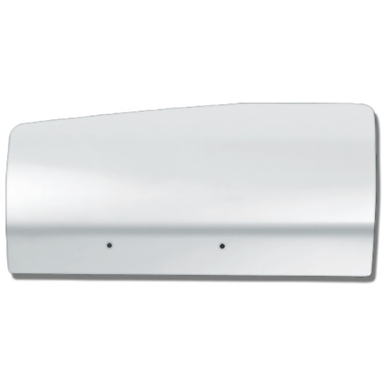 Peterbilt 379, 1987 - 2007 Rolled Bolt Through Style Fender Guards - Stainless Steel By Valley Chrome Plating