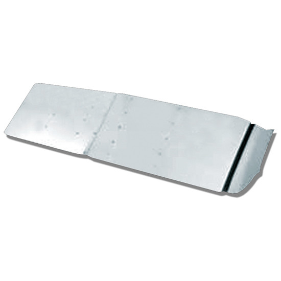 13 Inch 304 Stainless Steel Drop Visor For Freightliner Classic XL 132 Flat Top