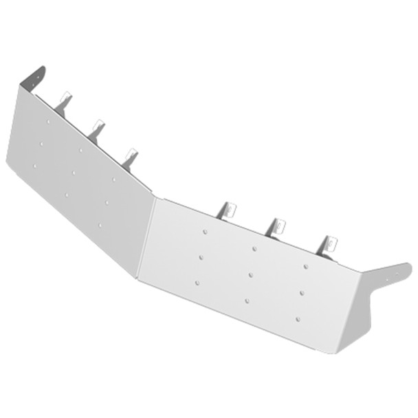 13 Inch Drop Visor - 2 Piece Drop For Kenworth W900B, W900L, W900S W/ Flat Windshield