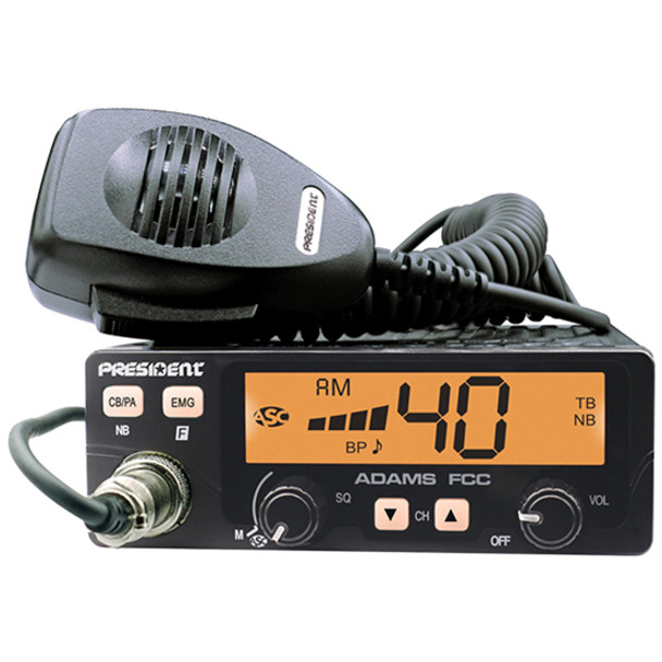 President Adams FCC CB Radio 40 AM Channel