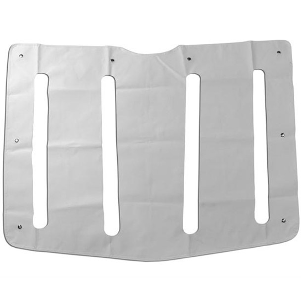 Belmor 4 Slot White Vinyl Winter Front Grille Cover For Peterbilt 579