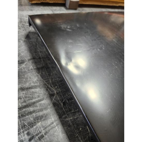 BLEMISHED: Black 22 Gauge Steel Front Panel Replaces 8-98122-695-0 For Isuzu NPR