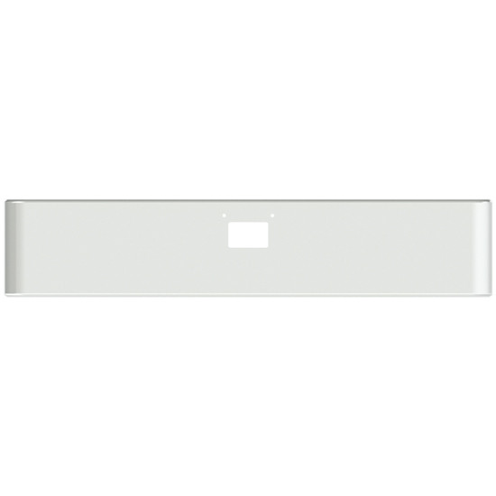 18 Inch Square Chrome Bumper W/ Hand Rolled Ends & Tow Holes By Valley Chrome For Peterbilt 357 & 378 SFA, 379