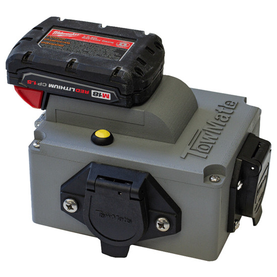 Adaptabox Trailer Light Controller With Green Antenna By TowMate