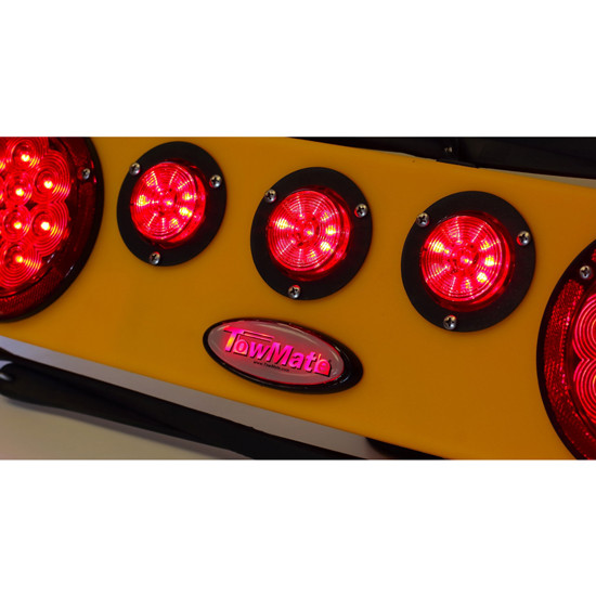 36 Inch Extended Run Time Lithium Powered Wireless Tow Light W/ 7 Pin Round Transmitter
