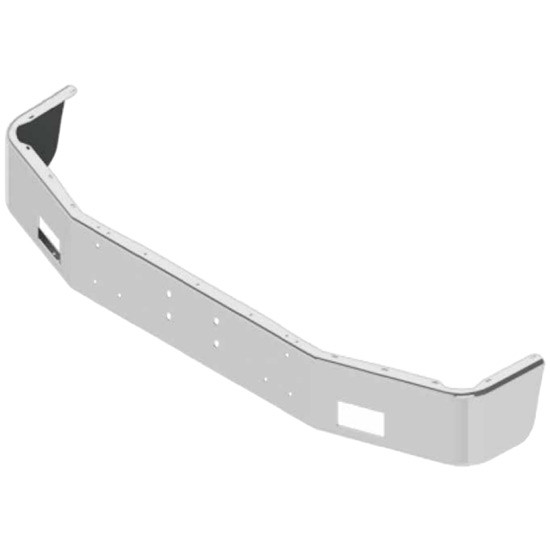 18 Inch Chrome Bumper W/ Tow Holes By Valley Chrome For Peterbilt 357, 378 SBA