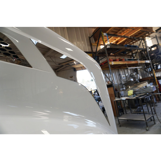 304 Stainless Steel Hood Trim By CSM For Peterbilt 579 Gen II