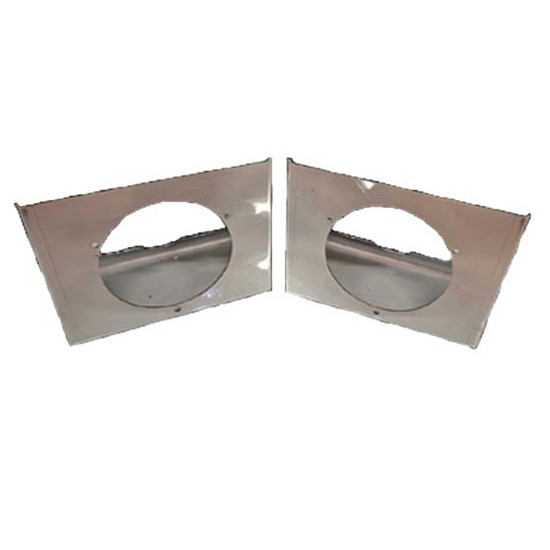 Stainless Steel Fuel Tank Bracket With 4 Inch Light Hole For Kenworth