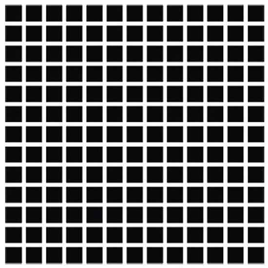 304 Stainless Steel Punched Grille Insert W/ 5/16 Inch In-Line Square Cutouts For Peterbilt 579