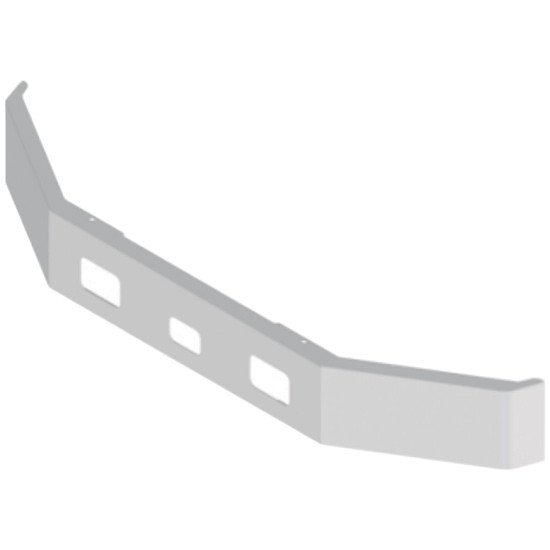 12 Inch Stainless Steel SBA Bumper With Tow Holes For Freightliner FL50, FL60, FL70, FL80