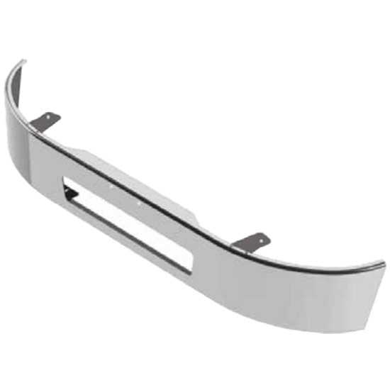 18 Inch Chrome Wrap Around Bumper W/ Vent Holes For Freightliner M2 106 SBA