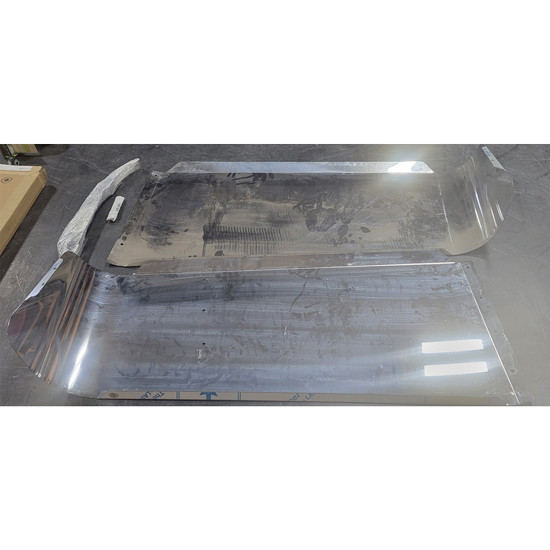 BLEMISHED: Freightliner 15 by 16.5 Inch V Style Visor